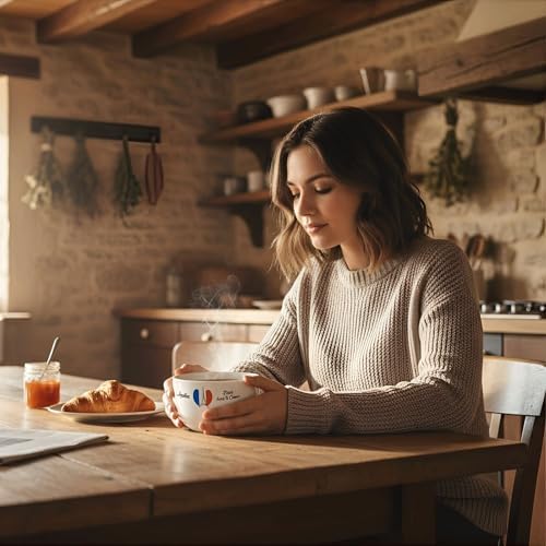 Vue 4 de Bol Petit Dejeuner Personnalisable