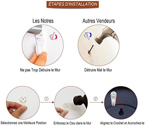 Vue 6 de Vikmari Horloges Murales En