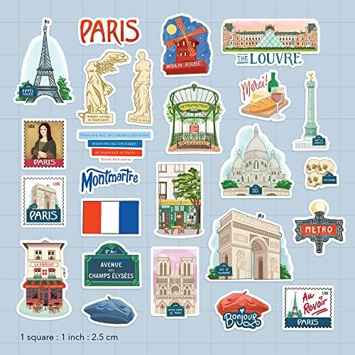 Vue 2 de Navy Peony Autocollants Pour