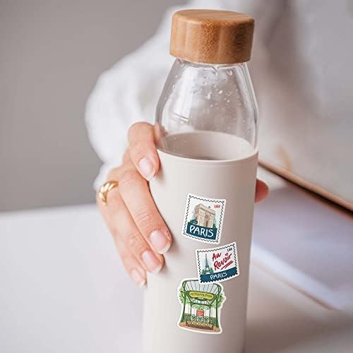 Vue 6 de Navy Peony Autocollants Pour