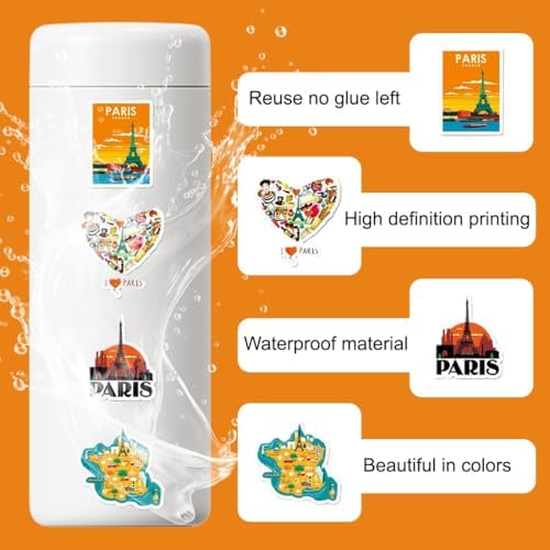 Vue 3 de France Autocollants Pcs Autocollants