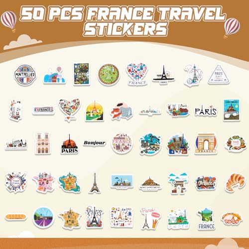 Vue 2 de Tenare Autocollants De Voyage