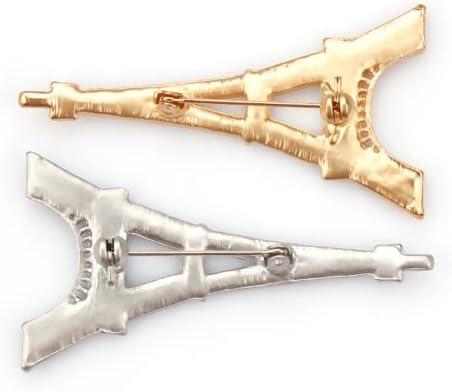 Vue 3 de Broche En Cristal Avec