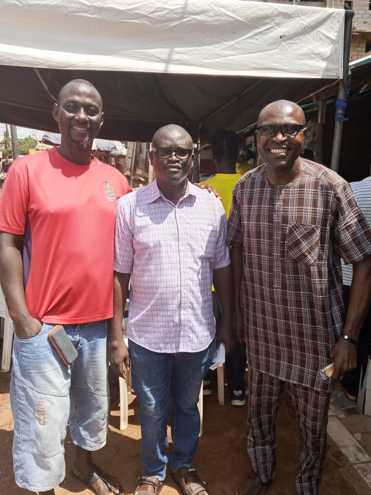 Care moment from the Esther Idisi Foundation outreach