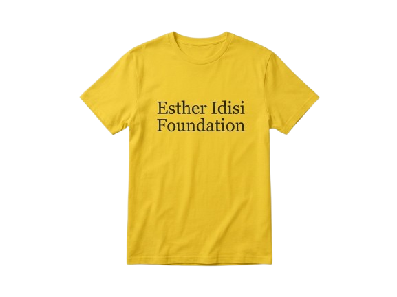 Esther Idisi Foundation support shirt