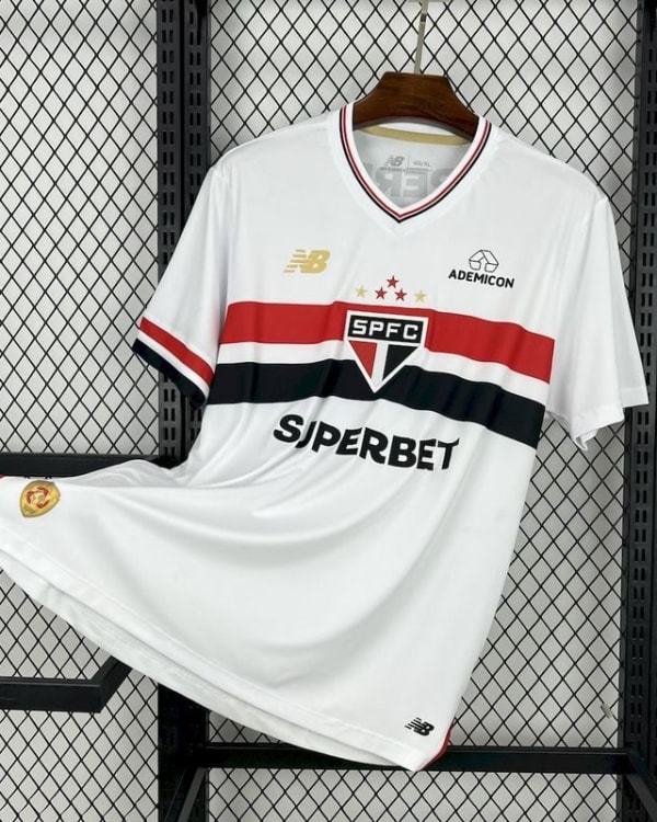 Camisa São Paulo Casa 2025-2026 Torcedor