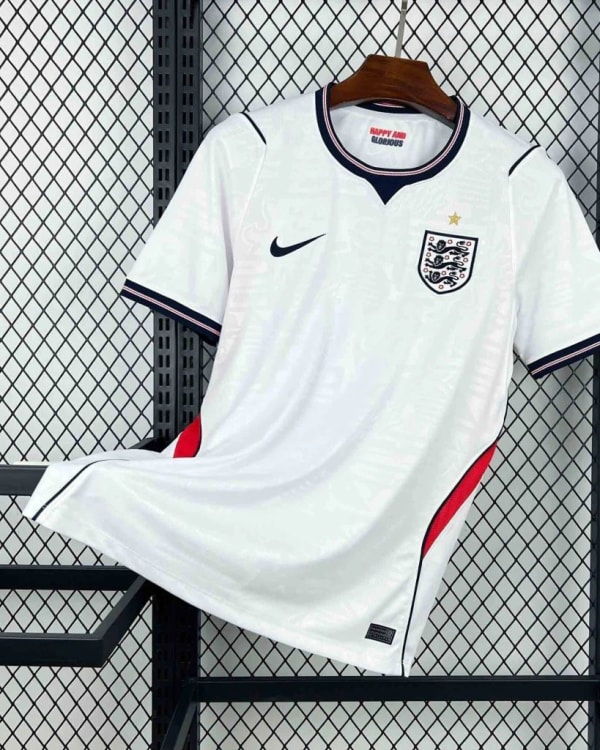 Camisa Inglaterra Casa Copa do Mundo 2026 Torcedor