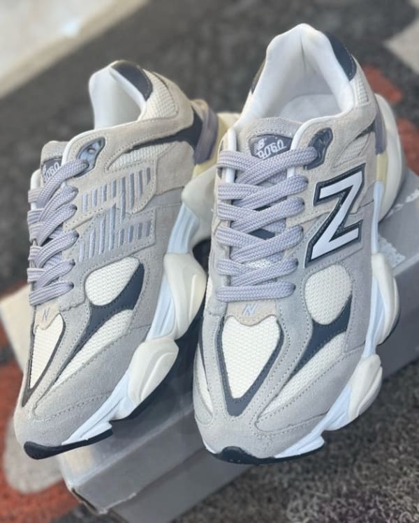 New balance 9060 - Couro Chumbo