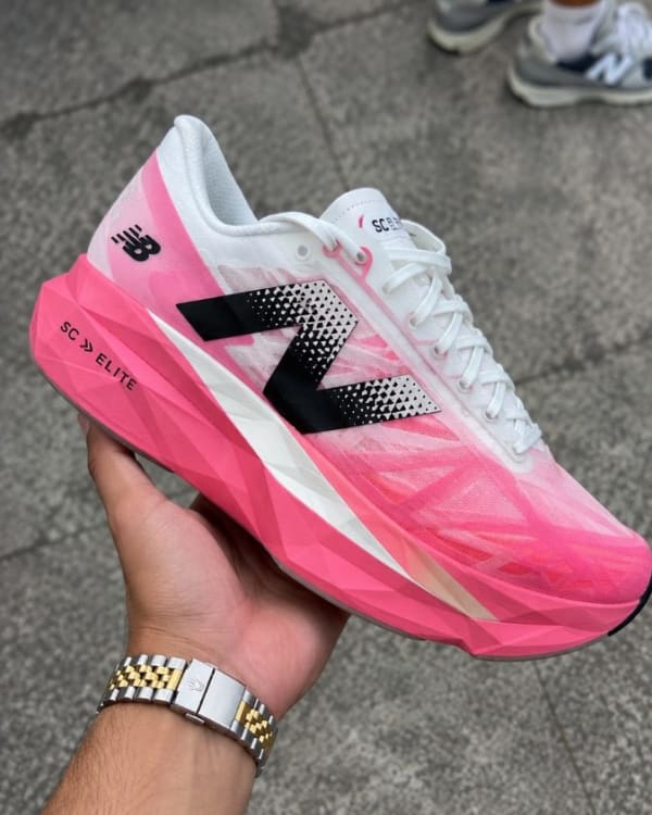 New Balance Elite - Rosa( PLACA DE TITANIUM )