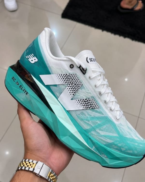New Balance Elite - Azul ( PLACA DE TITANIUM )