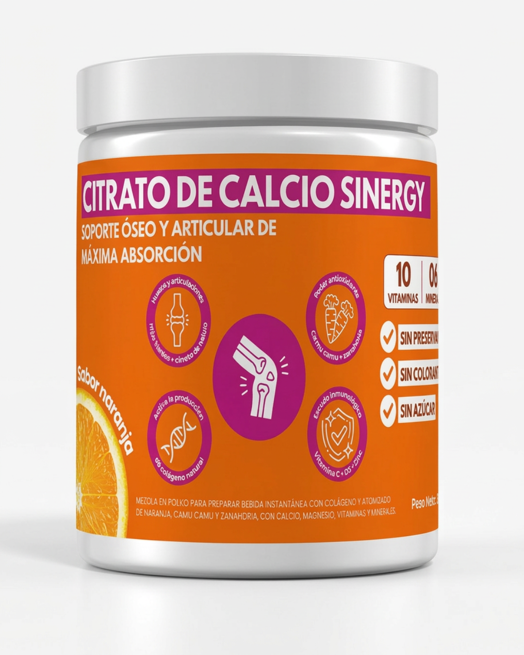 Citrato de Calcio Sinergy