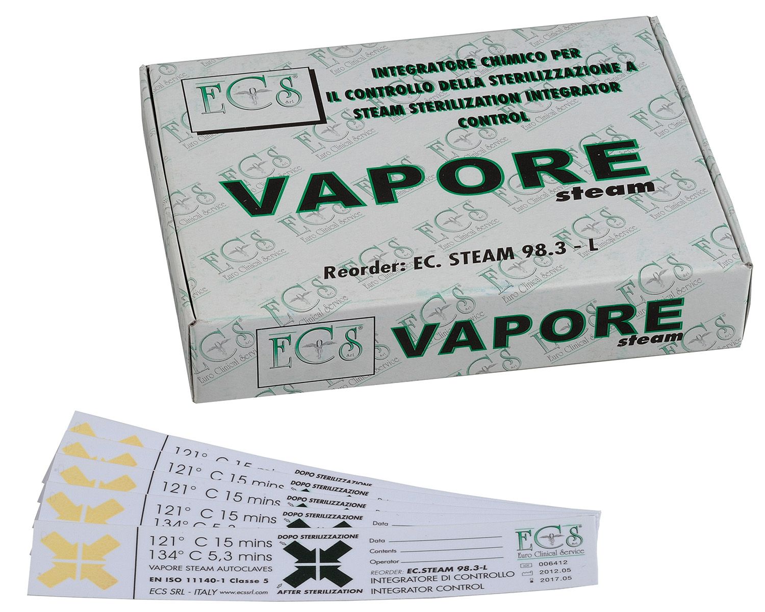 Indicateur Sterilisation Vapeur X 250
