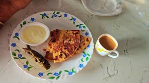 Alu Paratha (Dahi, Achar with Milk Coffee)