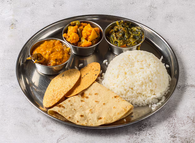 Veg Roti set with Rice