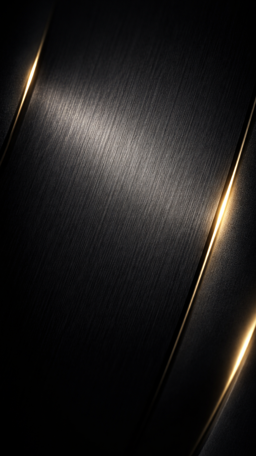 Brushed Titanium with Golden Reflection