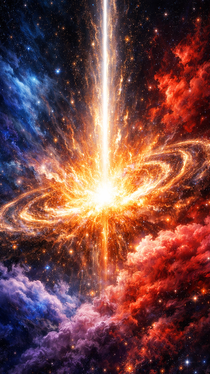 Cosmic Explosion and Radiant Energy Burst