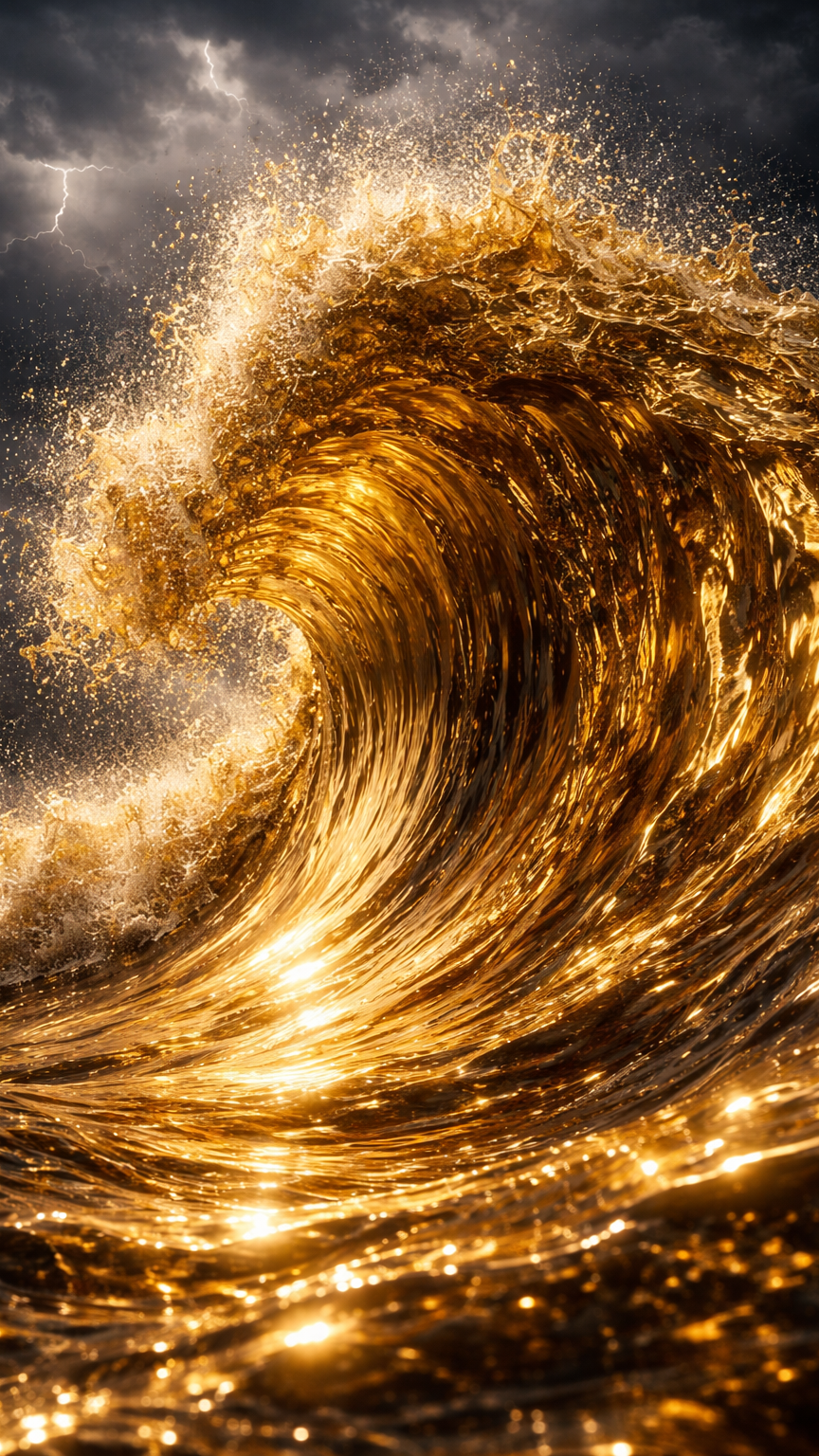 Molten Gold Wave