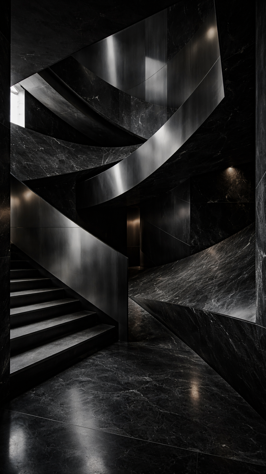 Warped Architecture and Reflective Elegance