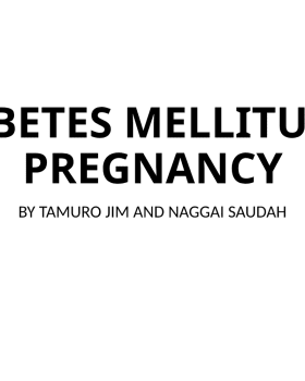 Diabetes Mellitus in Pregnancy cover