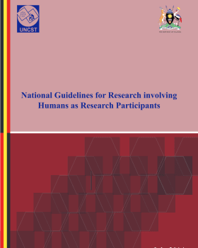 Uganda Human Subjects Protection Guidelines 2014 cover