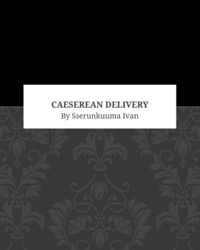 Caeserean Delivery cover