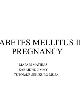 Management of Diabetes Mellitus in Pregnancy cover