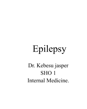 Epilepsy cover