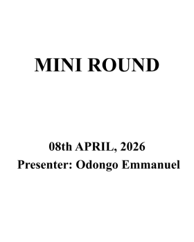 Mini round: Abdominal pain x 5/12 cover