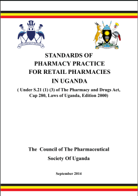 Standards of Pharmacy Practice for Retail Pharmacies in Uganda cover