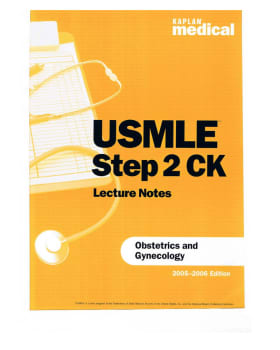 USMLE-STEP2-Gynecology and Obstetrics cover