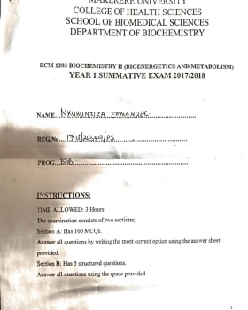 Biochemistry summative. 2 cover