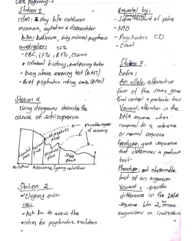 Osce psychiatry -1 answers cover