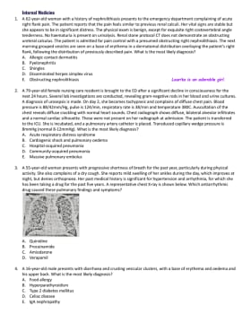 Internal Medicine Past Paper cover