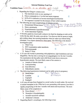 Internal Medicine Trail Test cover