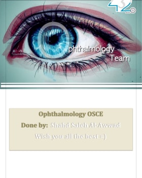 Ophthalmology OSCE cover