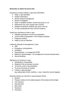 Forensic Medicine Notes cover