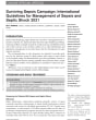 SURVIVING SEPSIS CAMPAIGN: INTERNATIONAL GUIDELINES FOR MANAGEMENT OF SEPSIS AND SEPTIC SHOCK 2021 cover