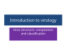 Introduction to Virology cover