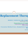 Renal Replacement Therapies cover