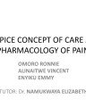 Hospice Care, Palliative Care, and Pain Management cover