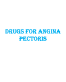 Drugs for Angina Pectoris cover