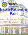 Approach to a Patient with Chest Pain cover