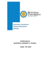 Busitema University Human Resource Manual 2020 cover