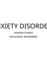 Anxiety Disorders Overview cover