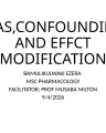 Bias, Confounding, and Effect Modification in Research cover
