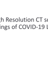 HRCT Findings in COVID-19 Lung cover