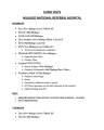 Mulago, Kiruddu, Kawempe, UHI, UCI Outpatient Clinic Schedules cover