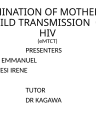 Elimination of Mother-to-Child HIV Transmission (eMTCT) cover