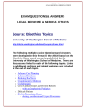 Bioethics Exam Questions and Answers cover