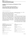 Guidelines for the Evaluation and Management of Status Epilepticus cover